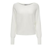 ONLY Women's ONLADALINE L/S Short PULLO KNT NOOS Pullover Sweater, Snow White,