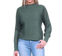 ONLY Women's Onladaline Life L/S Short Pullo KNT Noos Pullover Sweater, Balsam Green, L