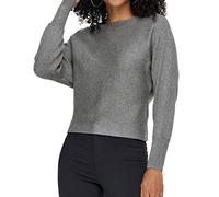 ONLY Women's ONLADALINE Life L/S Short PULLO KNT NOOS Pullover Sweater, Medium Grey Melange, XS