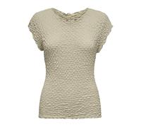 ONLY Women's Onladaly S/S Top Box JRS, Feather Gray, S