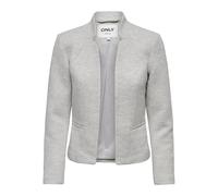 ONLY Women's Onladdy-Linea L/S Short CC TLR Blazer, Light Grey Melange/Detail: Melange., 10