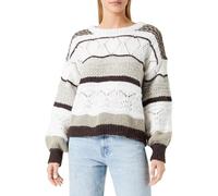 ONLY Women's Onladina Life L/S KNT Noos Pullover Knitted Jumper, Beige, M
