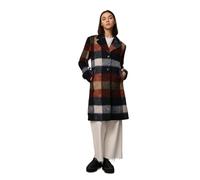 ONLY Women's Onlalina Life Check Wool Coat CC OTW, Rust/Checks:Night Sky+Mustard Gold+Cloud Dancer, XL