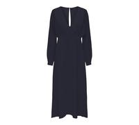 ONLY Women's Onlalma Life Poly Jen Long Dress Solid, Night Sky, XL