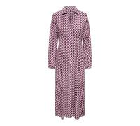 ONLY Women's Onlalma Life Poly Kiara Shirt Dress, Magenta Purple/AOP: 584 Posh, L