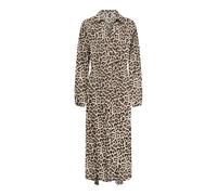 ONLY Women's Onlalma Life Poly Kiara Shirt Dress, Pumice Stone/AOP:599 Leo, L