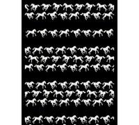 ONLY Women's Onlalma Life Poly S/S V-Neck top T-Shirt, Black/AOP:582 Pure Horse Run, XS