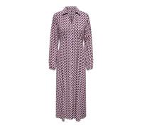 ONLY Women's Onlalma Life Vis Kiara Shirt Dress, Magenta Purple/AOP: 584 Posh, Large