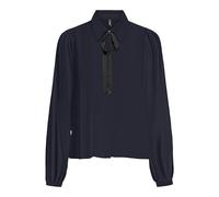 ONLY Women's Onlalma Life Vis L/S Felina Shirt Solid Blouse, Night Sky, S