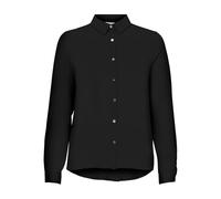 ONLY Women's Onlalma Life Vis L/S Shirt Solid Blouse, Black, 6