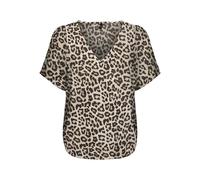 ONLY Women's Onlalma Life Vis S/S V-Neck Top AOP Blouse