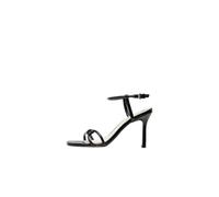 ONLY Women's Onlalyx-16 Pu Heeled Sandal-Noos Sandals, black, 8.5 UK