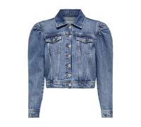 ONLY Women's Onlamanda LS Puff DNM Jacket AZG Jacket, Blue, M, Blue, M