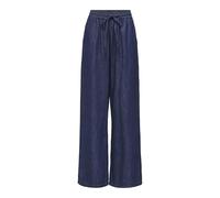 ONLY Womens Onlamari Tizana Loose Pull Up Pants WVN Elasticated Trousers for Everyday Use, Blue Denim, L UK