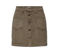 Only Amazing Cord High Waist Short Skirt Beige XL Woman