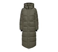 ONLY Women's Onlann Premium Puffer Coat X-Long OTW, Brown, L