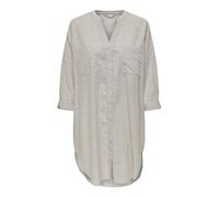 ONLY Women's Onlapeldoorn V-Neck L/S Shirt WVN, Pure Cashmere/Stripes: Cloud Dancer Stripe, XS/S