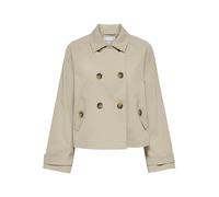 ONLY Women's ONLAPRIL Short Trenchcoat OTW NOOS Trenchcoat, Oxford Tan, XL