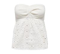 ONLY Women's Onlaurora Tube Top WVN, Cloud Dancer, S