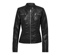 Leather jacket woman Only Bandit imitation cuir biker Noir 44