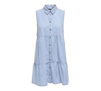 ONLY Women's Onlbea Siesta SL DNM Dress Bj, Light Blue (Light Blue Denim), XL