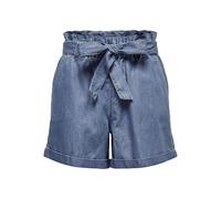 ONLY Women's ONLBEA SMILLA HW PB Loose DNM SHORTSNOOS Shorts, Medium Blue Denim, S