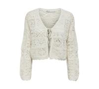 ONLY Women's Onlbeach Life 7/8 O-n Cardigan KNT Noos Knit, Cloud Dancer, M