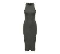 ONLY Women's Onlbelfast S/L Midi Dress JRS Noos, Beluga, M
