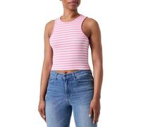 ONLY Women's Onlbelia S/L Crop Top JRS, Pink, S