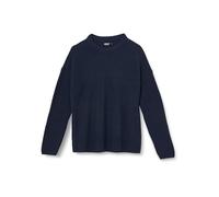 ONLY Women's Onlbella Life Ls Detail O-Neck CC KNT Sweater, Naval Academy, S