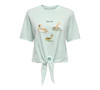 ONLY Women's Onlbine Life S/S Ladies Top Box JRS, Starlight Blue, L