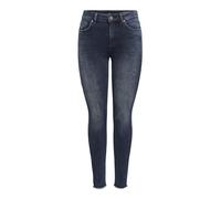 ONLY Women's ONLBLUSH Life MID SK ANK RAW REA409 NOOS Pants, Blue Black Denim, X-Small/30