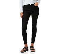 ONLY Women's Onlblush Mid Ank Raw Rea1099 Noos Skinny Jeans, Black (Black Denim Black Denim), 29W 32L UK