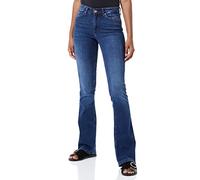 ONLY Women's ONLBLUSH MID Flared DNM TAI021 NOOS Jeans, Dark Blue Denim, XL/30