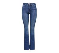 ONLY Women's ONLBLUSH MID Flared DNM TAI021 NOOS Jeans, Dark Blue Denim, XL/32