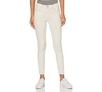 Only Women's ONLBLUSH MID SK ANK RAW BB DOT Jean Pants, Ecru, XL / 32