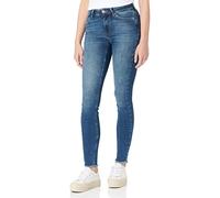 ONLY Women's ONLBLUSH MID SK ANK RAW DNM REA194 NOOS Jeans, Medium Blue Denim, S/30