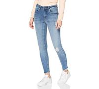 ONLY Women's onlBLUSH MID SK ANK RAW JEANS REA333NOOS Skinny Jeans, Blue (Light Blue Denim), XS / 30L