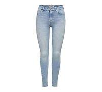 ONLY NOS Women's OnlBlush Mid Ankle Skinny Fit Jeans, Blue (Light Blue Denim), M / 34L