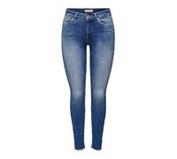 ONLY Women's ONLBLUSH MID SK ANK RW DNM REA1319 NOOS Jeans, Medium Blue Denim,