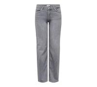 ONLY Women's Onlblush Mid Straight DNM Tai0918 Noos Onlblush Mid Straight DNM Tai0918 Noos, Medium Grey Denim, M / 32L