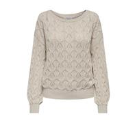 ONLY Women's ONLBRYNN Life Structure L/S PUL KNT NOOS Pullover Sweater, Pumice Stone, XS
