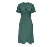 ONLY Women's Onlcali Life S/S Midi Wrap Dress WVN, Balsam Green, XL