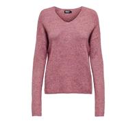 ONLY Womens Onlcamilla KNT Noos V-Neck L/S Pullover, Renaissance Rose, S UK | Knitted jumper