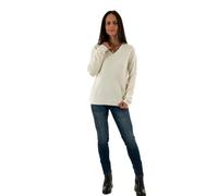 ONLY Women's ONLCAMILLA V-Neck L/S Pullover KNT NOOS Sweater, Birch, L