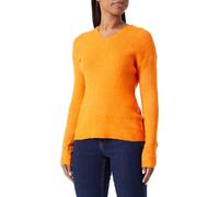 ONLY Women's Onlcamilla V-Neck L/S Pullover KNT Noos Sweater, Russet Orange/Detail: Melange, XXXL