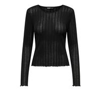ONLY Women's Onlcarlotta L/S Noos JRS Top, Black, M