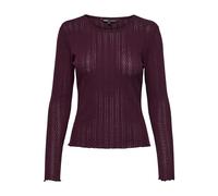 ONLY Women's Onlcarlotta L/S Top Noos JRS, Wine red, L