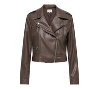 ONLY Women's Onlcarmen Faux Leather Biker CC OTW