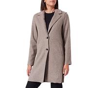 ONLY Women's Onlcarrie Bonded Coat OTW Noos, Caribou Melange, S